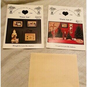 Stitches from the heartland Prairie Yule 1 and 2 cross stitch pattern fabric